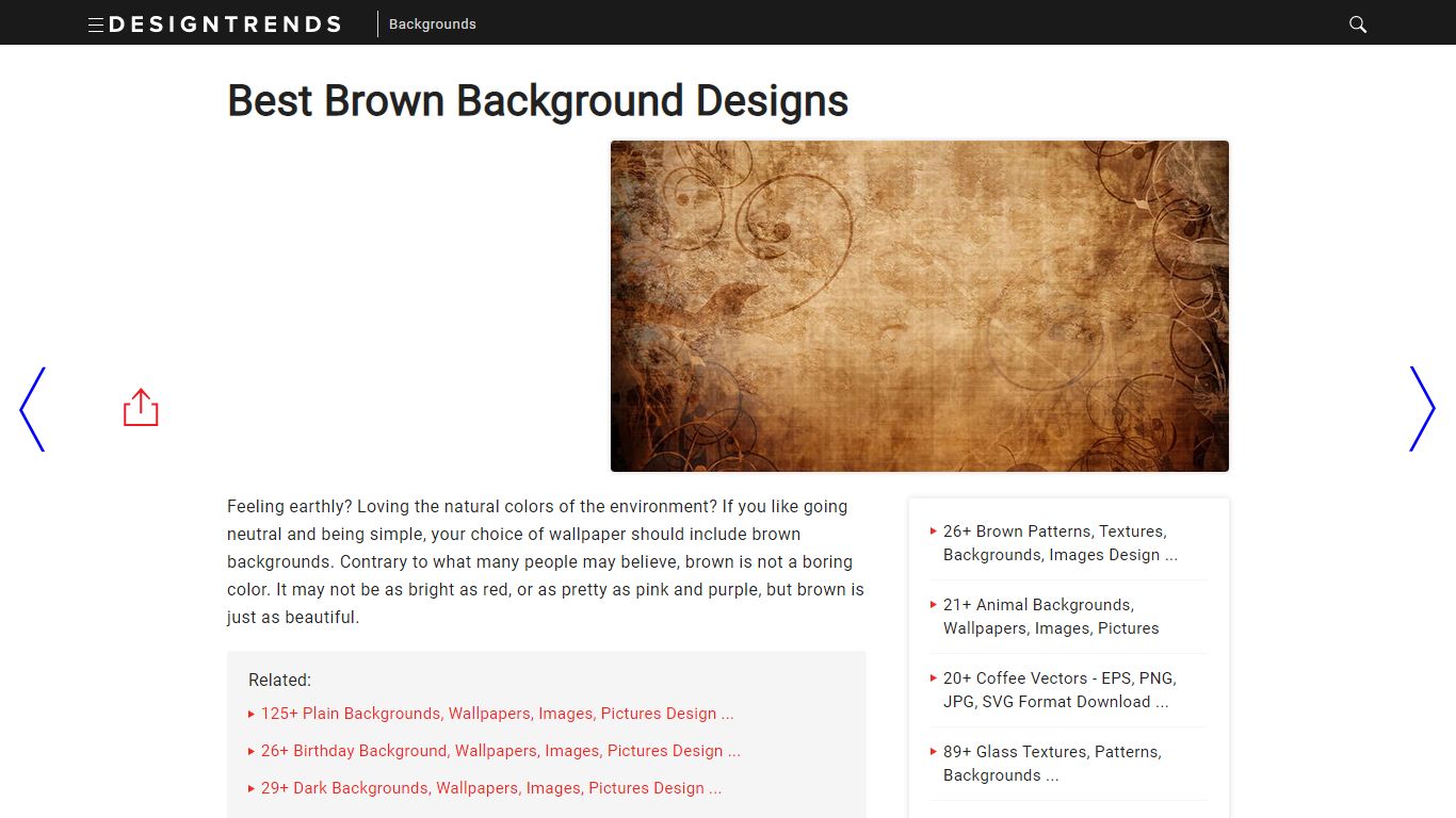 Best Brown Background Designs - Design Trends